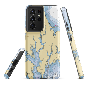 Clarks Landing Yacht Sales Stevensville, Maryland (Chester, MD) NOAA Chart Samsung Phone Case