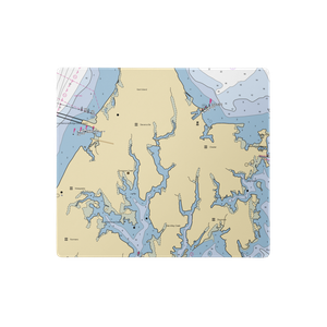 Clarks Landing Yacht Sales Stevensville, Maryland (Chester, MD) NOAA Chart  Gaming Mouse Pad