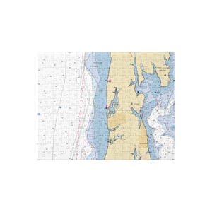 Queen Anne Marina & Silver Swan Bayside (Chester, MD) NOAA Chart Jigsaw Puzzle