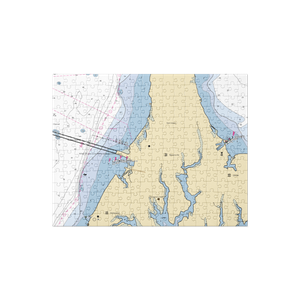 Bay Bridge Marina (Chester, MD) NOAA Chart Jigsaw Puzzle