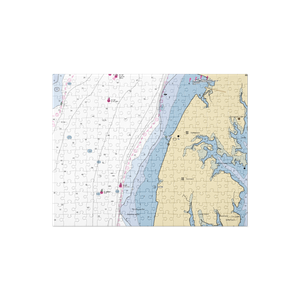 Matapeake Clubhouse and Beach (Chester, MD) NOAA Chart Jigsaw Puzzle