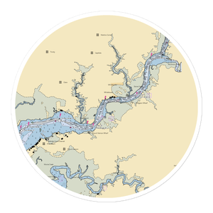 Whitehaven Marina (Tyaskin, MD) NOAA Chart Sticker