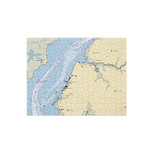 Cedar Hill Marina (Tyaskin, MD) NOAA Chart Jigsaw Puzzle