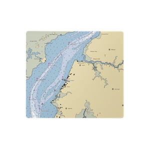 Cedar Hill Marina (Tyaskin, MD) NOAA Chart  Gaming Mouse Pad