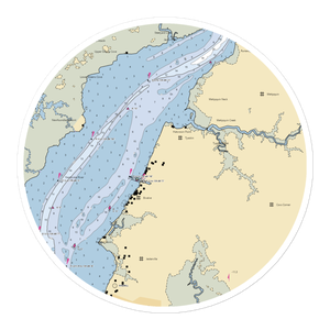 Cedar Hill Marina (Tyaskin, MD) NOAA Chart Sticker