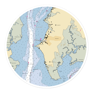 Nanticoke Harbor Marina (Deal Island, MD) NOAA Chart Sticker
