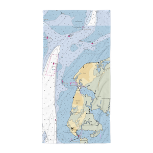 Windsor's Marina, Inc. (Deal Island, MD) NOAA Chart Towel