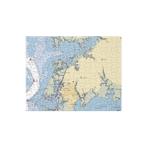 Janes Island State Park Marina (Crisfield, MD) NOAA Chart Jigsaw Puzzle