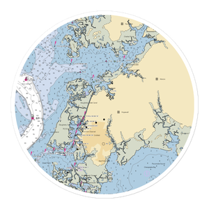 Janes Island State Park Marina (Crisfield, MD) NOAA Chart Sticker