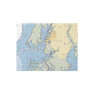 Somers Cove Marina (Crisfield, MD) NOAA Chart Jigsaw Puzzle