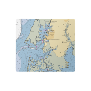 Somers Cove Marina (Crisfield, MD) NOAA Chart  Gaming Mouse Pad