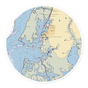 Somers Cove Marina (Crisfield, MD) NOAA Chart Sticker