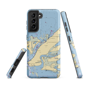 Anchor Inn (Chincoteague Island, VA) NOAA Chart Samsung Phone Case