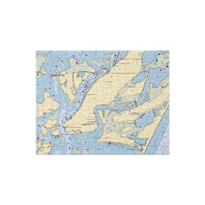 Snug Harbor Marina (Chincoteague Island, VA) NOAA Chart Jigsaw Puzzle