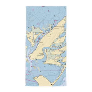 Snug Harbor Marina (Chincoteague Island, VA) NOAA Chart Towel
