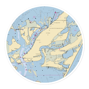 Snug Harbor Marina (Chincoteague Island, VA) NOAA Chart Sticker