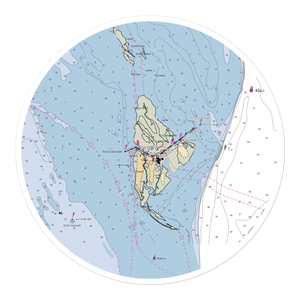 Park's Marina (Tangier, VA) NOAA Chart Sticker