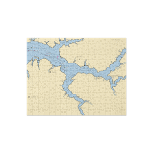 Eastern Shore Yacht & Country Club (Harborton, VA) NOAA Chart Jigsaw Puzzle