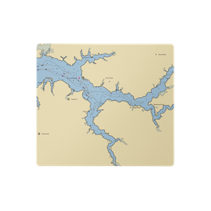 Eastern Shore Yacht & Country Club (Harborton, VA) NOAA Chart  Gaming Mouse Pad