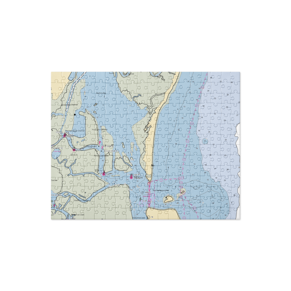 Wachapreague Marina (Wachapreague, VA) NOAA Chart Jigsaw Puzzle ...