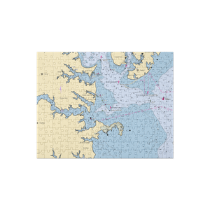 Ingram Bay Marina (Burgess, VA) NOAA Chart Jigsaw Puzzle