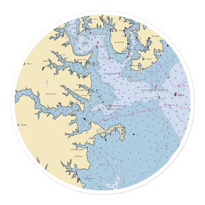 Ingram Bay Marina (Burgess, VA) NOAA Chart Sticker