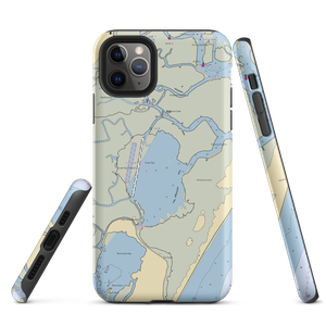 Quinby Harbor (Quinby, VA) NOAA Chart  Tough iPhone Case