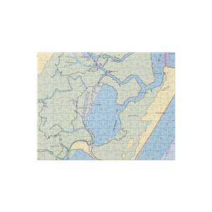 Quinby Harbor (Quinby, VA) NOAA Chart Jigsaw Puzzle