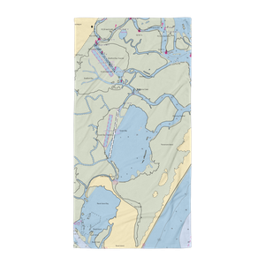 Quinby Harbor (Quinby, VA) NOAA Chart Towel