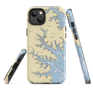 Indian Creek Yacht and Country Club (White Stone, VA) NOAA Chart  Tough iPhone Case