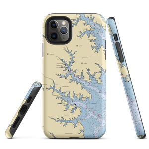 Indian Creek Yacht and Country Club (White Stone, VA) NOAA Chart  Tough iPhone Case