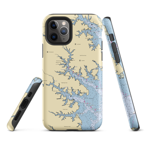 Chesapeake Boat Basin (White Stone, VA) NOAA Chart  Tough iPhone Case