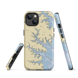 Chesapeake Boat Basin (White Stone, VA) NOAA Chart  Tough iPhone Case