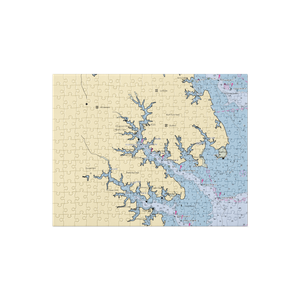 Chesapeake Boat Basin (White Stone, VA) NOAA Chart Jigsaw Puzzle