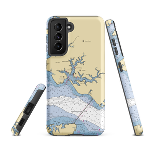 Tides Inn Marina (Church View, VA) NOAA Chart Samsung Phone Case