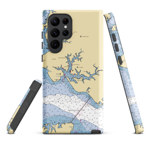 Custom Yacht Service (Irvington, VA) NOAA Chart Samsung Phone Case