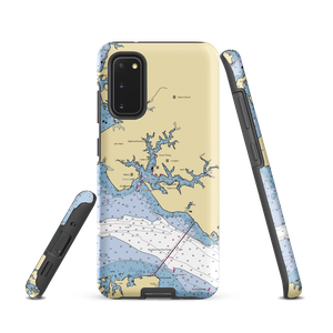 Custom Yacht Service (Irvington, VA) NOAA Chart Samsung Phone Case