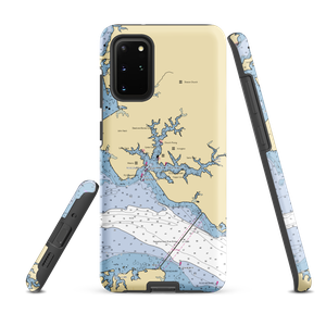 Custom Yacht Service (Irvington, VA) NOAA Chart Samsung Phone Case