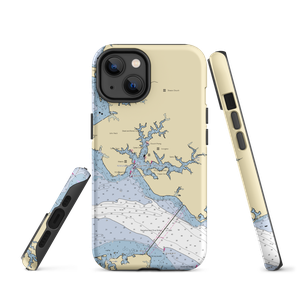 Custom Yacht Service (Irvington, VA) NOAA Chart  Tough iPhone Case