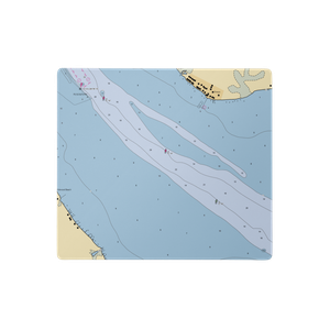 Garrett's Marina (Center Cross, VA) NOAA Chart  Gaming Mouse Pad