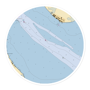 Garrett's Marina (Center Cross, VA) NOAA Chart Sticker