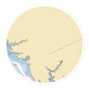 Whelan's Marina (Morattico, VA) NOAA Chart Sticker