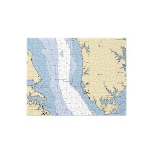 Remlik Marina (Urbanna, VA) NOAA Chart Jigsaw Puzzle