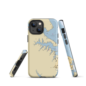 Sunset Point Marina (Urbanna, VA) NOAA Chart  Tough iPhone Case