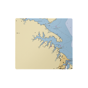 Sunset Point Marina (Urbanna, VA) NOAA Chart  Gaming Mouse Pad