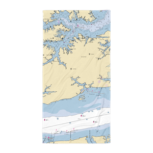 York River Yacht Club (Achilles, VA) NOAA Chart Towel