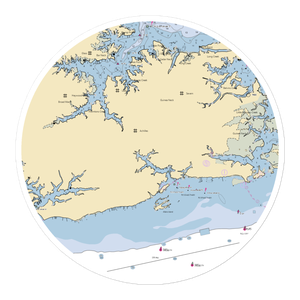 York River Yacht Club (Achilles, VA) NOAA Chart Sticker