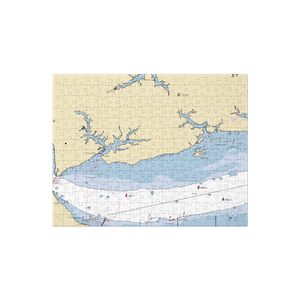 York River Yacht Haven (Gloucester Point, VA) NOAA Chart Jigsaw Puzzle