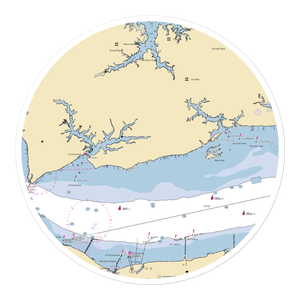 York River Yacht Haven (Gloucester Point, VA) NOAA Chart Sticker