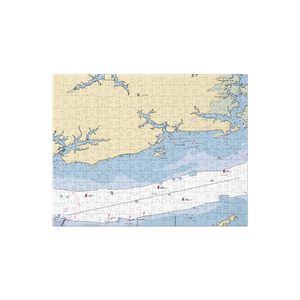 Jordan Marine Service Marina (Gloucester Point, VA) NOAA Chart Jigsaw Puzzle